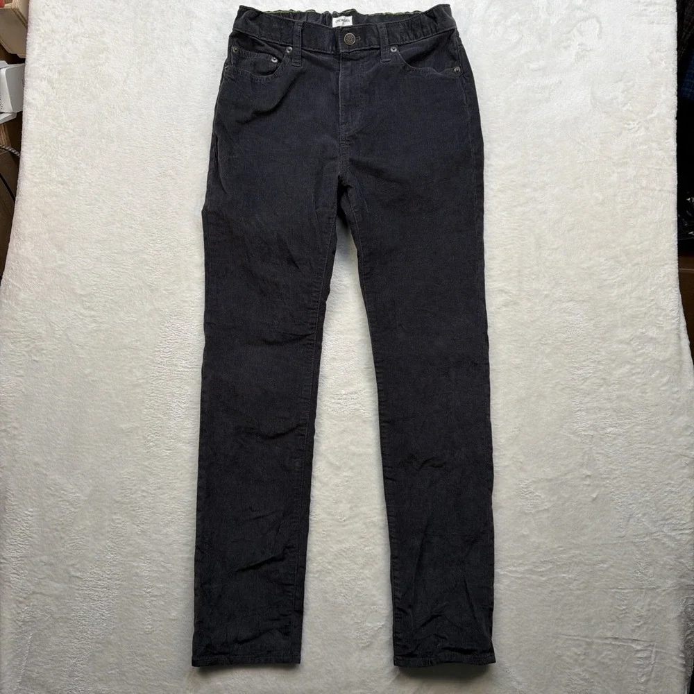 Crewcuts Girls Corduroy Pants Gray‎ Size 14 Youth Straight Leg Casual School